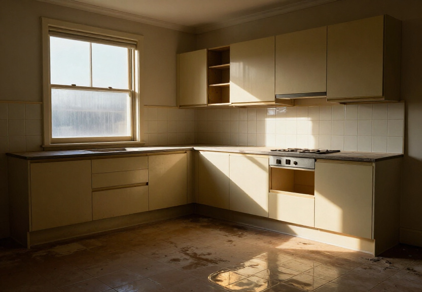 Mould-free walls after treatment and drying